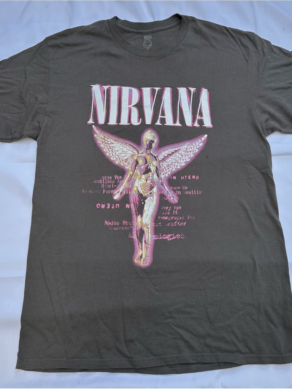 Nirvana In Utero Band T-Shirt Size L